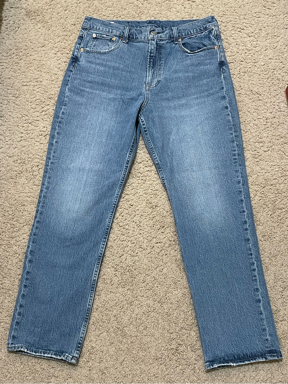 GAP Sky High Straight Leg Jeans